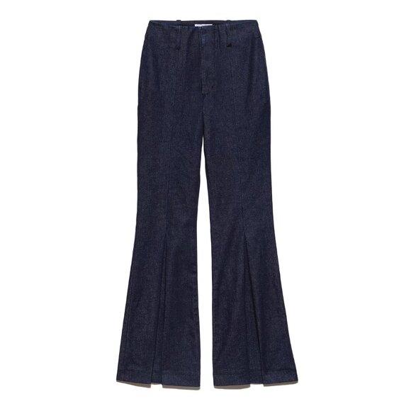 Frame Pixie Pleat Denim Pants Flare Jeans Rinse Size 29 NEW NWT - Picture 3 of 15